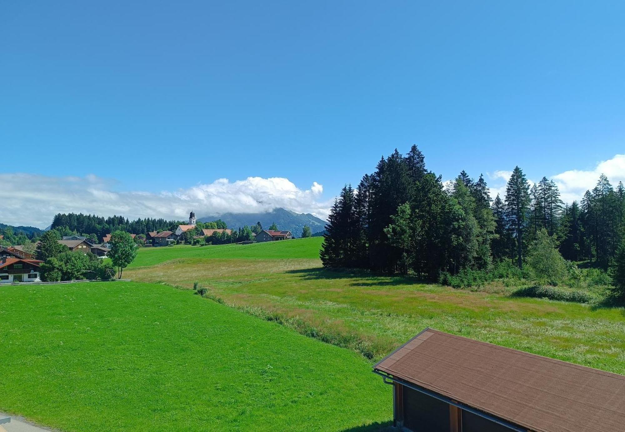 Gipfelblick Apartment Ofterschwang Bagian luar foto